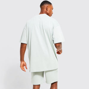 Conjunto de 2 Piezas para Hombre, Personalizado, de Invierno, a Cuadros, de Secado Rápido, Transpirable, Informal, con Capucha, de Jersey, de Alta Calidad, Algodón/Poliéster, Digital - Product Image 3