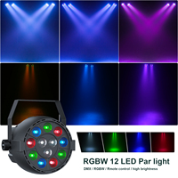 Projecteurs LED Par RGBW U`King 60W avec support combiné, lumière DMX512 pour effets de scène, DJ, discothèque, mariage, fête d'anniversaire
