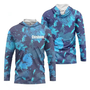 Unisex Plus Size Comfortable Outdoor Fishing Wear UPF 50+ Protection Waterproof Windproof Breathable Quick Dry Long Sleeve Front - Product Image 1