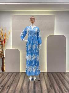 ชุดเดรสยาวทรงโมเดิร์นสำหรับฤดูใบไม้ร่วง ดีไซน์เนอร์เรยอน สวมใส่สบายๆ ทำงานได้ เป็นมิตรกับสิ่งแวดล้อม แขนยาว เหมาะสำหรับใส่กลางแจ้ง - Product Image 3