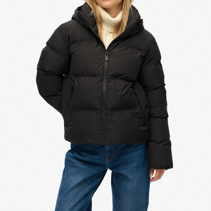 Veste d'hiver en duvet léger pour femme, nouvelle collection OEM, coupe-vent, à capuche, pour l'extérieur - Product Image 6