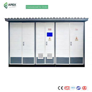 सोलर विंड पावर स्टेप अप ट्रांसफार्मर सबस्टेशन pv ग्रिड बेल्ट और सड़क ऊर्जा परियोजनाओं के लिए प्रीफैब्रिकेटेड यूनिट - Product Image 5