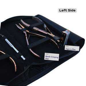 Kit d'outils professionnels pour extensions de cheveux avec pince à micro-anneaux de 7 pouces pour sertissage et retrait, pince à pression pour extensions adhésives et pince de sectionnement pour salon - Product Image 4