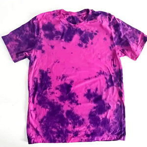 Camiseta de Algodón 100% con Estampado Tie Dye en Espiral, Logotipo Personalizado, Estilo Urbano Holgado, Informal, Unisex, para Verano, Venta al Por Mayor - Product Image 5