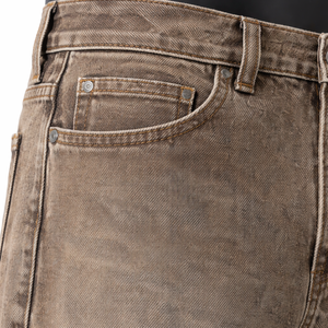Custom Vintage Washed Denim <b>Jorts</b> Men <b>Baggy</b> Loose Fit Streetwear Jean Shorts OEM ODM Wholesale - Product Image 6