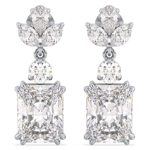 ต่างหูทองคำแท้ 14K ประดับเพชรโมอิสซาไนต์ทรงหยดน้ำ REYES ราคาขายส่ง เครื่องประดับงานแต่งงานสุดคลาสสิก ของขวัญที่สมบูรณ์แบบสำหรับผู้หญิง - Product Image 2