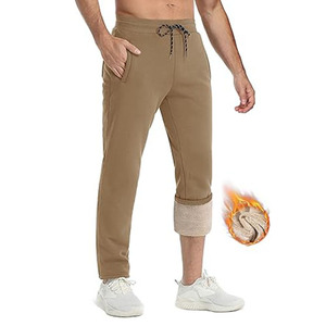 Pantalones Deportivos Casuales de Verano para Hombre, Corte Recto Regular, Estilo Vintage, Cintura Ajustable, 100% Algodón, Ecológicos, Antiarrugas, de Secado Rápido - Product Image 2
