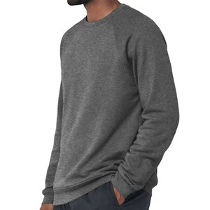 Sudadera de cuello redondo raglán para hombre, corte atlético, en blanco, para diseño personalizado, plantilla de impresión, producción de ropa - Product Image 6