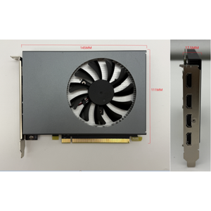 การ์ดจอเดสก์ท็อปแบบใหม่ OEM ODM สำหรับโรงงาน รองรับ Quad H-D-M-I Multi Display หน่วยความจำ 4GB GDDR5 128Bit PCIe 3.0 พร้อมพัดลมระบายความร้อน <span class=keywords><strong>Radeon</strong></span> <span class=keywords><strong>RX550</strong></span> GPU - Product Image 5