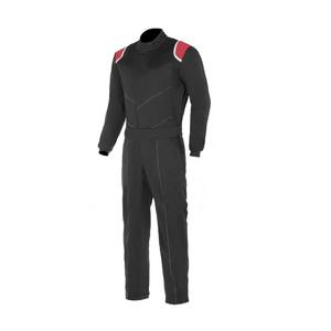 Combinaison de karting noire personnalisée pour adultes - Combinaison de course automobile professionnelle avec logo personnalisé, coupe confortable et utilisable en toutes saisons - Product Image 2