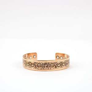 กำไลทองแดงแท้ 100% คุณภาพเยี่ยม สำหรับผู้หญิงและผู้ชาย บรรเทาอาการปวดข้ออักเสบ ปัญหาผิวหนัง - Product Image 1