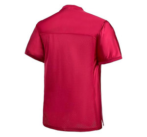 Classic Printed Football Jerseys for Men Unisex V-Neck Breathable Short Sleeve Workout Dry-Fit Sports Casual Tops 100% Polyester - Product Image 3