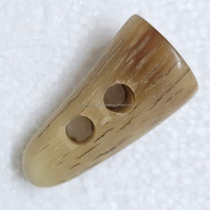 Horn Bone <b>Toggle</b> With 2 Holes for Crafting and Sewing Projects High Quality - Product Image 1