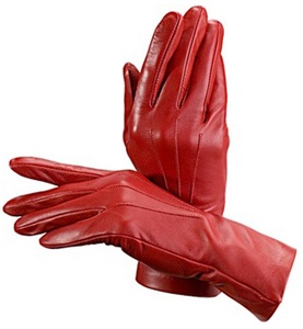 Gants en cuir de chèvre, rouges, de haute qualité, pour femme, Design personnalisé, vie quotidienne, tendance, nouveauté, rouge, livraison gratuite - Product Image 1