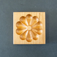 Molde de madera de moda con diseño de pera para galletas, sello de galletas hecho a mano, herramienta de repostería para uso doméstico en panadería y cocina, apto para alimentos.
