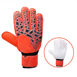 1 paire de gants de gardien de but de football en microfibre imperméables, durables, unisexes, personnalisables, bon marché, OEM - Product Image 1