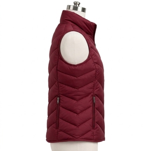 Chaleco Acolchado de Alta Calidad, Ligero, Tejido, Ecológico, Transpirable, Diseño sin Mangas, Relleno Cálido, para Mujer - Product Image 4