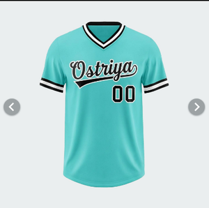 Maillot de baseball pour homme personnalisé, nouveau design, entièrement boutonné, logo personnalisé, nom personnalisé, maillot de baseball sur mesure pour homme - Product Image 6