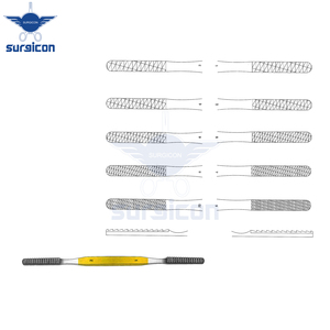 Râpes nasales Fomon 20,5 cm / 8 pouces, ensemble standard de 5 avec inserts en carbure de tungstène TC pour le façonnage et la remodelage précis des os nasaux - Product Image 3
