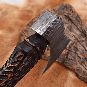 Wholesale Multi-purpose Use Different Color Rose Wood <b>Handle</b> High Carbon Steel Tomahawks Double Blade Industrial Grade <b>Axes</b> - Product Image 4