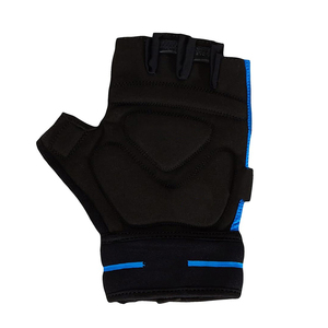 Gants de fitness unisexes pour adultes, demi-doigts, à lacets, avec sangle de poignet réglable, taille XL, protection de la paume, entraînement sportif - Product Image 3
