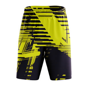 Shorts de sport compressifs pour hommes, séchage rapide, respirants, anti-UV, écologiques, motif tendance pour la course à pied et l'entraînement estival - Product Image 3