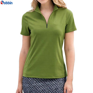 Polo para Mujer, Cómodo, Talla Grande, Diseño Personalizado, Polos de Golf para Mujer, Media Cremallera, Corte Ajustado, Logotipo Bordado - Product Image 3