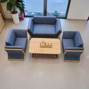 Canapé écologique haut de gamme, ensemble de canapés en bois imperméable, mobilier moderne pour salon, coussins rembourrés, garantie. - Product Image 5