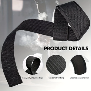 <b>Wrist</b> <b>Straps</b> for Weight Lifting Lifting <b>Straps</b> for Weightlifting Gym <b>Wrist</b> Wraps with Extra Hand Grips for Strength Training - Product Image 4