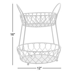 Panier de rangement en métal antirouille, grande capacité, organisateur pour salle de bain et chambre à coucher - Product Image 4