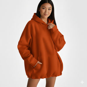 Sudadera con Capucha Extra Grande de Manga Larga para Mujer 2026, Servicio OEM, Sudadera con Capucha de Moda de Alta Calidad para Mujer - Product Image 4