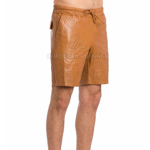 Pantalones Cortos de Cuero Ligeros para Hombre al por Mayor, Cómodos, de Verano, Más Vendidos - Product Image 2