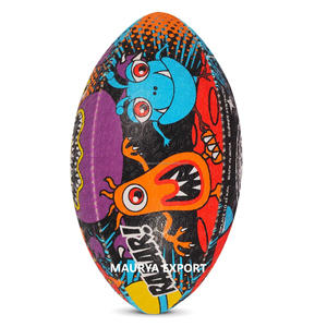 ลูกบอล PVC & ยางรักบี้สำหรับเด็กฟุตบอลฝึกอัดอากาศสูงผลิตจากอินเดียออกแบบโลโก้ได้ตามต้องการ - Product Image 3