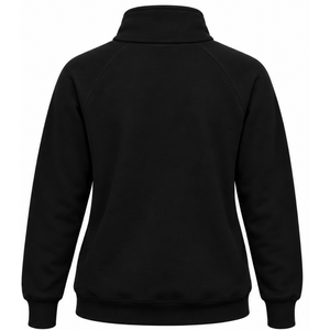 Sigma Gamma Rho <b>Women's</b> University <b>Half</b> <b>Zip</b> Up <b>Sweatshirt</b> Black Custom Sorority Graphic Pullover Collegiate Streetwear Casual - Product Image 2