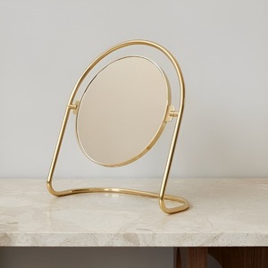 American Gold Adjustable Tabletop <b>Vanity</b> Mirror Best Sale Prices Ladies <b>Makeup</b> Cosmetic Use Online Supply Decorative Tabletop - Product Image 1