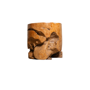 Juego de Mesa de Raíz de Teca Antigua Hecha a Mano ARTERRA Premium con Taburetes de Madera Natural - Muebles para Sala de Estar - Product Image 2