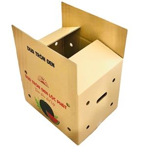 Custom 5-Layer Printed Offset Recycled Paper Self Erecting Box <b>Sweet</b> Potato 5kg Air Sea Express Industrial Shipping <b>Packaging</b> - Product Image 4