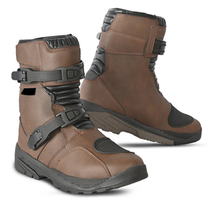 Bottes de motocross en cuir imperméables, respirantes et coupe-vent pour hommes et femmes, pour la course et le tourisme hors route - Product Image 2