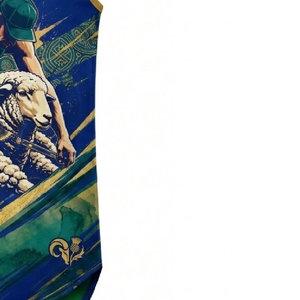 Maillot de concours de tonte de moutons personnalisé, impression par sublimation, logo personnalisé, vêtements de travail performants, OEM ODM - Product Image 2