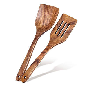 Juego de utensilios de cocina diarios, accesorios de cocina vintage, espátula de madera compostable para cocinar platos - Product Image 2