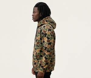 Fabrication de sweats à capuche camouflage en molleton de coton pour l'hiver, sweats à capuche épais pour hommes, sweats à capuche et sweat-shirts - Product Image 3