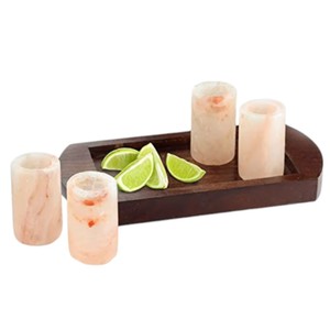 Lámpara de Sal del Himalaya Sian Enterprises, Material Orgánico, Técnica de Tallado Realista, Ecológica, Tema Amoroso, Bebedero Elevado - Product Image 3