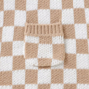 Combinaison bébé en coton côtelé doux de haute qualité, confortable, extensible, en polaire, chaude pour l'hiver, personnalisable - Product Image 6
