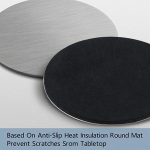 Venta al por mayor de vasos de acero inoxidable chapados en cobre hechos a mano regalos de negocios de la India posavasos de metal - Product Image 3