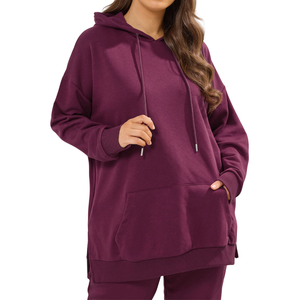Sweat-shirts pour femmes grande taille confortables en tissu, vente en gros, personnalisables, échantillon gratuit, meilleure qualité - Product Image 3