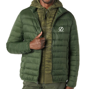 High Quality Winter Outdoor <b>Long</b> Sleeve Breathable Eco-Friendly Puffer <b>Jacket</b> with Front Logo Reasonable Price Online Sale - Product Image 2