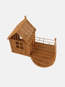 House Yard Rattan <b>wall</b>-<b>mounted</b> <b>shelf</b> for kids Woven Floating Storage Rack Boho Nursery <b>Wall</b> Decor Storage Display <b>Shelf</b> Pack - Product Image 3