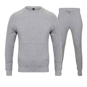 O Neck Mens Fleece Tracksuit Jogging Set Drawstring Oversized Trouser Sweatsuit - Product Image 5