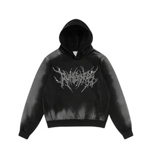 Sudaderas con Capucha de Secado Rápido, Mezcla de Algodón, Lisas, con Pedrería para Hombre, Precio Bajo, Personalizables - Product Image 1