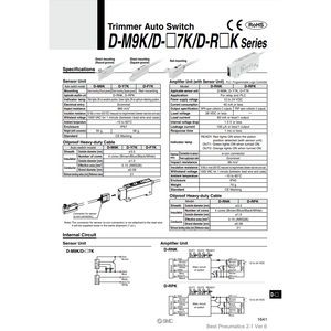 Interruptor automático SMC Pneumatics, interruptor automático, 2, 2 - Product Image 2